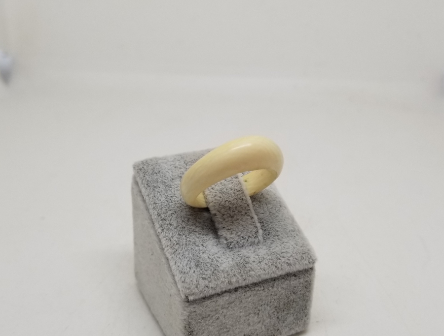 ZİHGİR FORMLU ÖZEL YAPIM OSMANLI FİLDİŞİ YÜZÜK