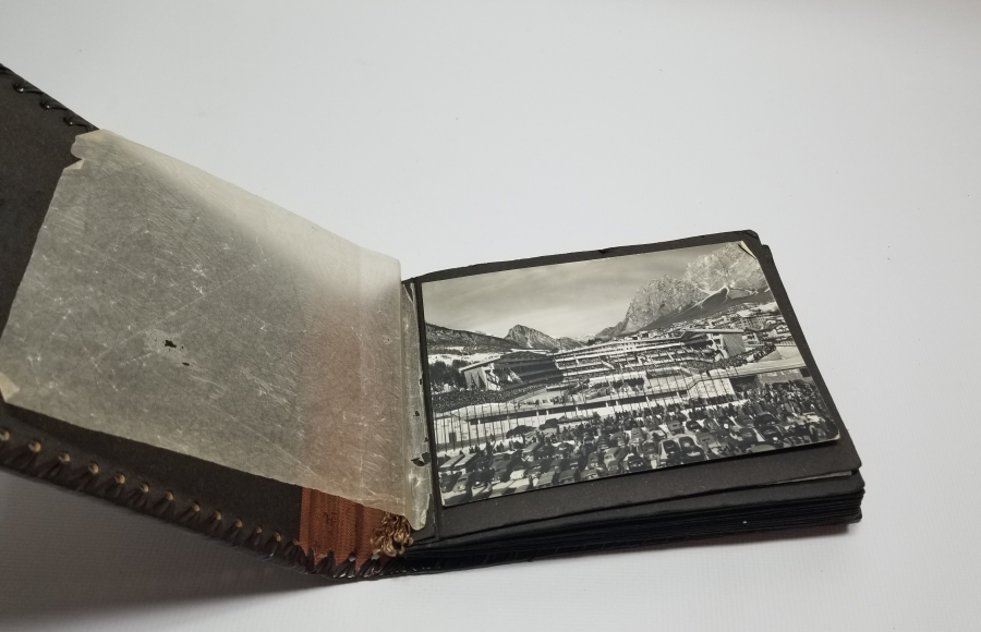 1956 YILI İTALYA OLİMPİYATLARI TÜRK MİLLİ KAYAK TAKIMI FOTOĞRAF ALBÜMÜ