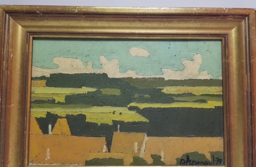 ANDRE-LOUIS FREYMOND İMZALI TUVAL ÜZERİ YAĞLIBOYA TABLO