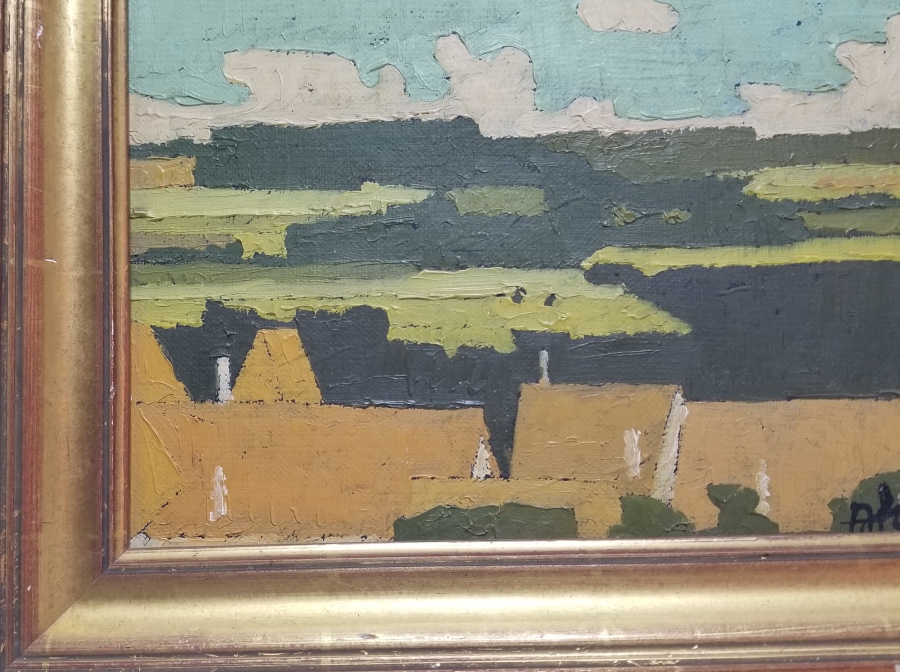 ANDRE-LOUIS FREYMOND İMZALI TUVAL ÜZERİ YAĞLIBOYA TABLO