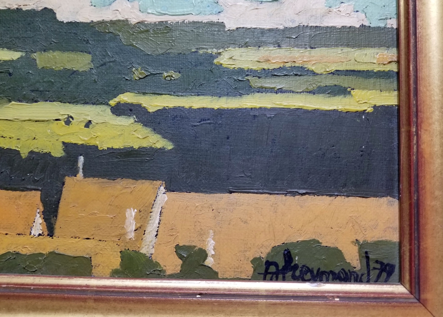 ANDRE-LOUIS FREYMOND İMZALI TUVAL ÜZERİ YAĞLIBOYA TABLO