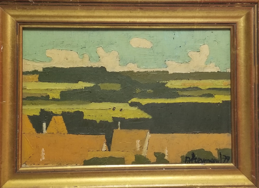 ANDRE-LOUIS FREYMOND İMZALI TUVAL ÜZERİ YAĞLIBOYA TABLO