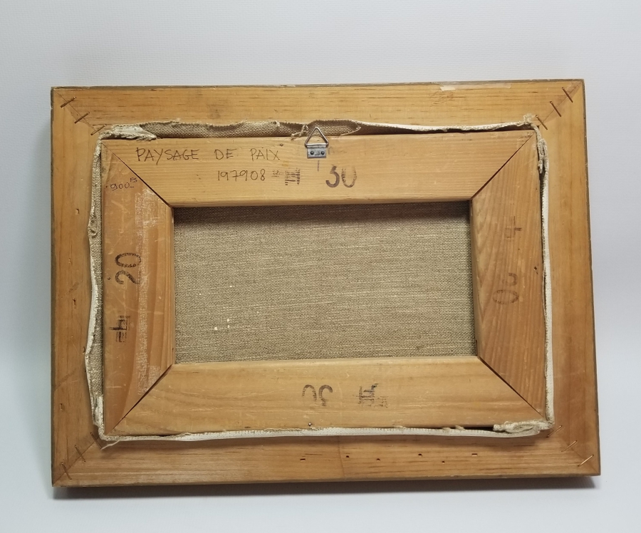 ANDRE-LOUIS FREYMOND İMZALI TUVAL ÜZERİ YAĞLIBOYA TABLO