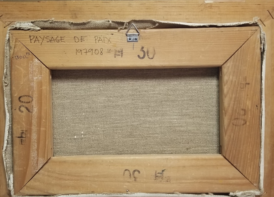 ANDRE-LOUIS FREYMOND İMZALI TUVAL ÜZERİ YAĞLIBOYA TABLO