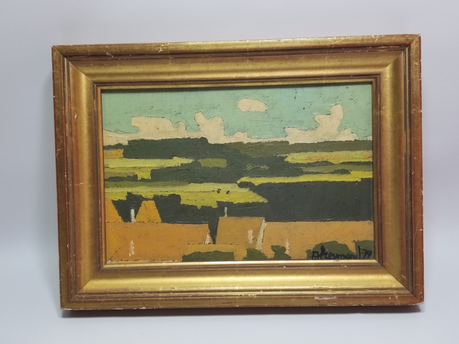 ANDRE-LOUIS FREYMOND İMZALI TUVAL ÜZERİ YAĞLIBOYA TABLO