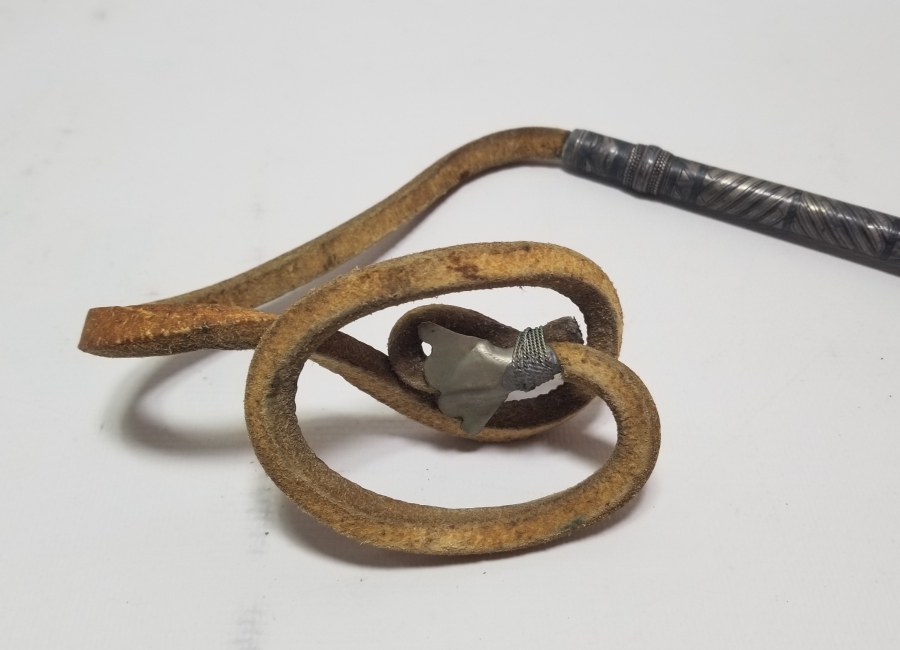 OSMANLI DÖNEMİ SAVATLI GÜMÜŞ AT KAMÇISI