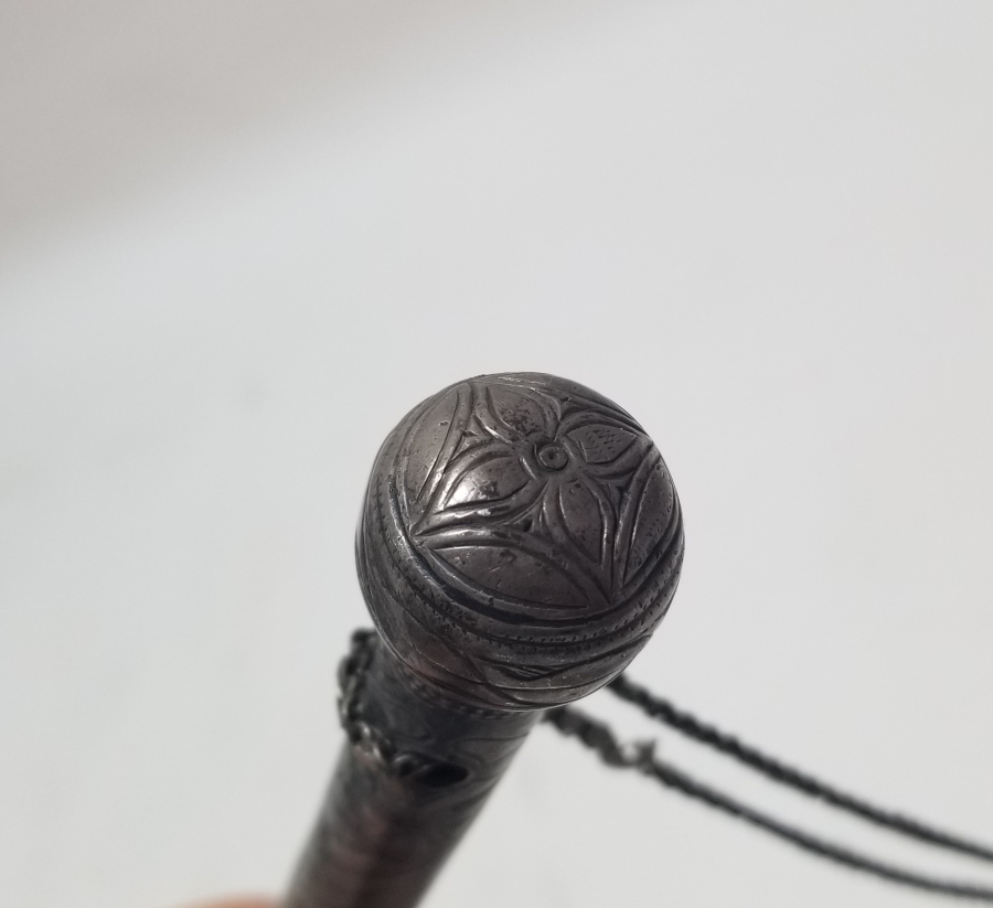 OSMANLI DÖNEMİ SAVATLI GÜMÜŞ AT KAMÇISI