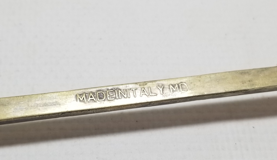 NADİR TİPTE ANTİKA İTALYAN SERVİS KAŞIĞI