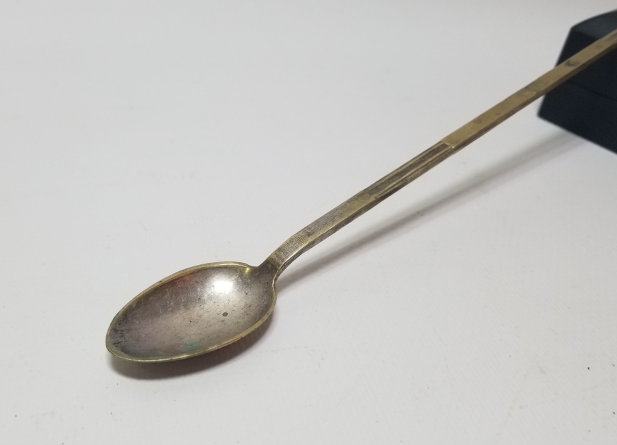 NADİR TİPTE ANTİKA İTALYAN SERVİS KAŞIĞI