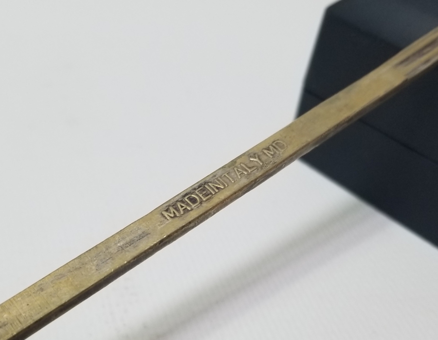 NADİR TİPTE ANTİKA İTALYAN SERVİS KAŞIĞI