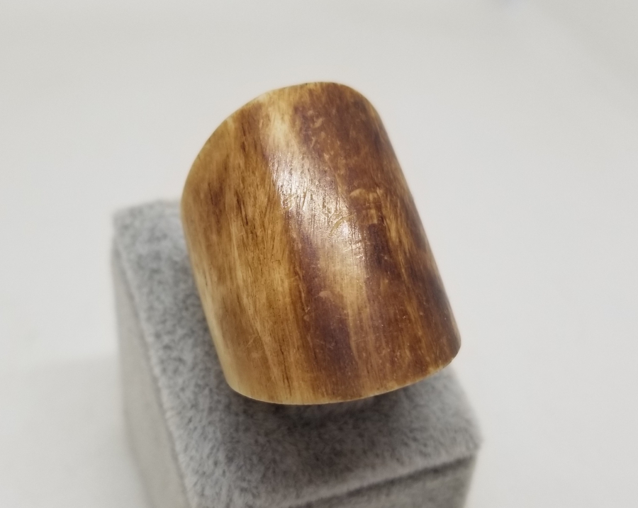 GEYİK BOYNUZUNDAN MAMUL ÖZEL YAPIM YÜZÜK