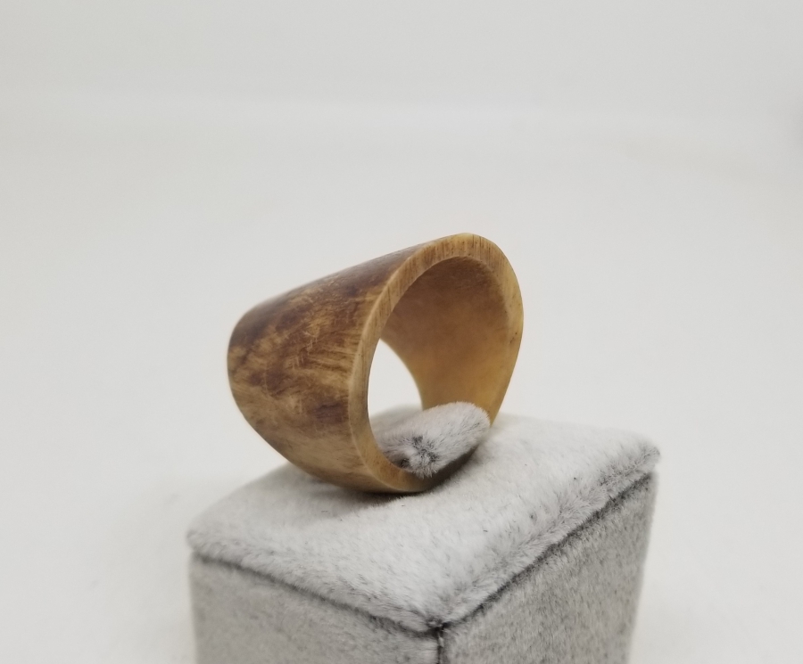 GEYİK BOYNUZUNDAN MAMUL ÖZEL YAPIM YÜZÜK