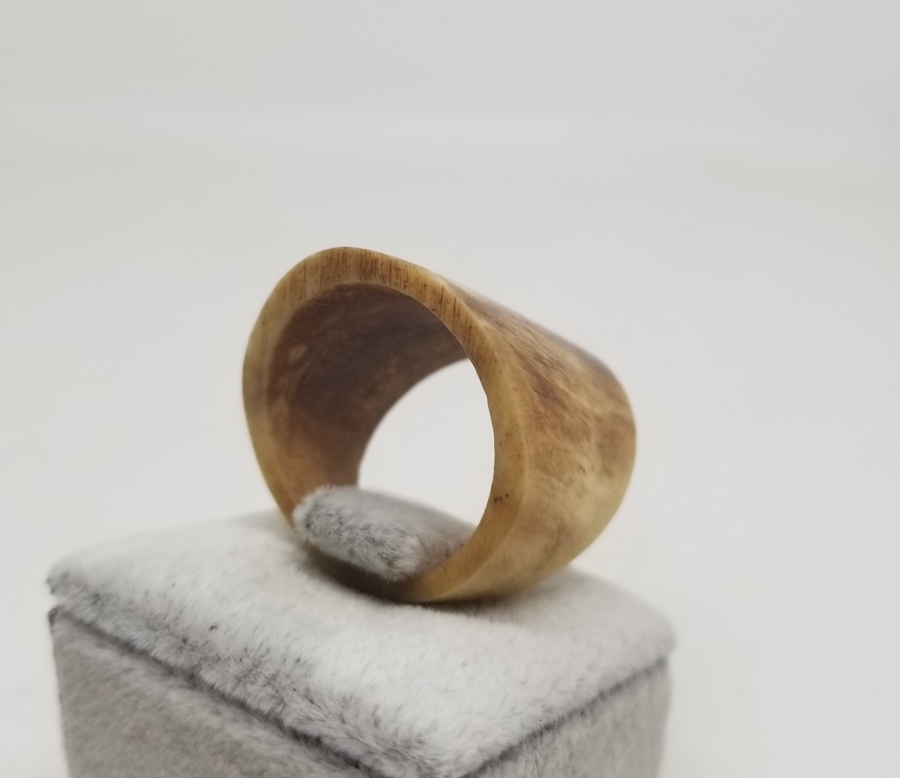 GEYİK BOYNUZUNDAN MAMUL ÖZEL YAPIM YÜZÜK