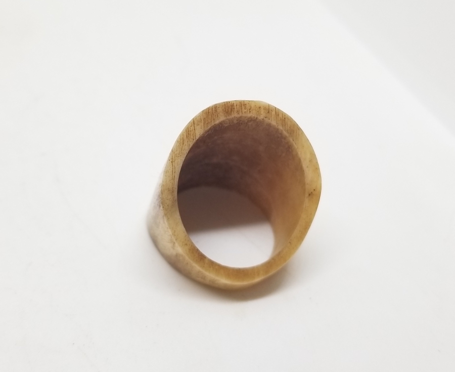 GEYİK BOYNUZUNDAN MAMUL ÖZEL YAPIM YÜZÜK