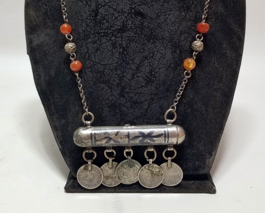 OSMANLI DÖNEMİ SAVATLI GÜMÜŞ HAMAYIL