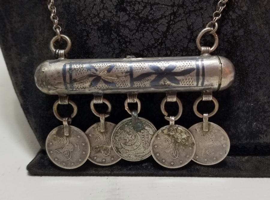 OSMANLI DÖNEMİ SAVATLI GÜMÜŞ HAMAYIL