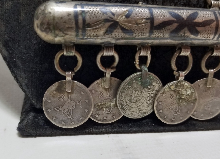 OSMANLI DÖNEMİ SAVATLI GÜMÜŞ HAMAYIL