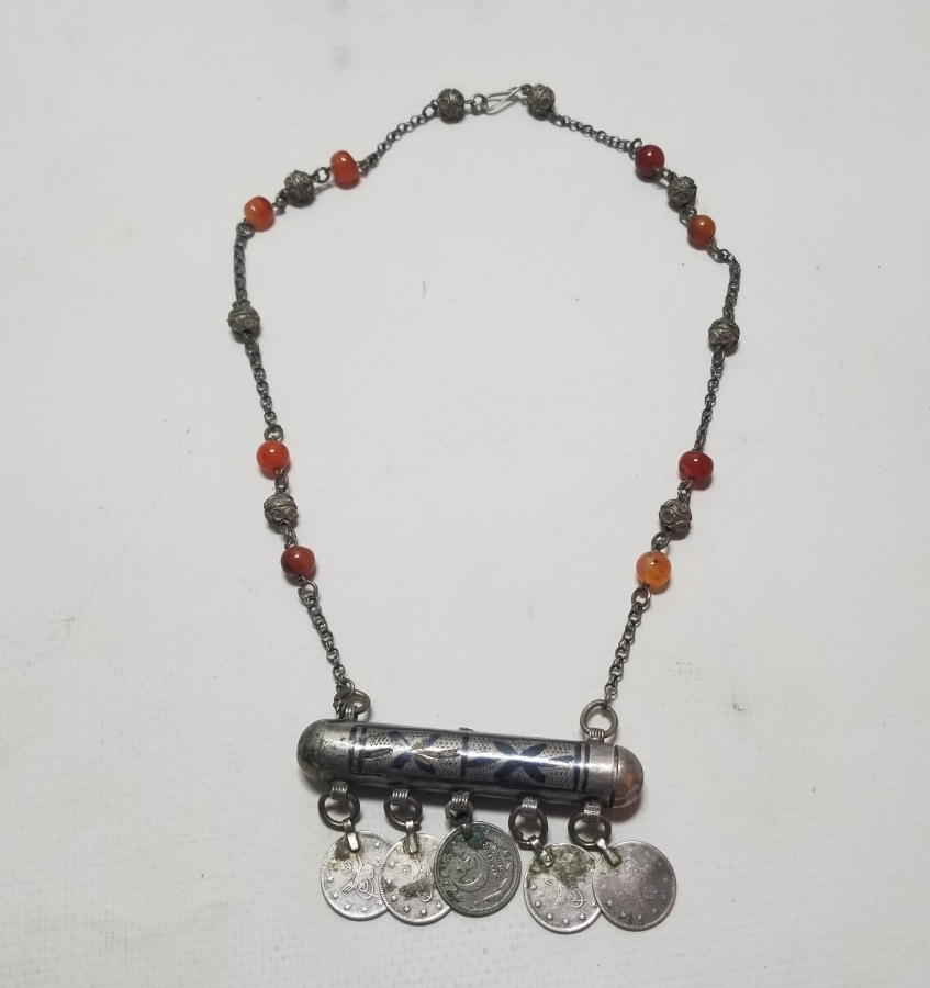 OSMANLI DÖNEMİ SAVATLI GÜMÜŞ HAMAYIL