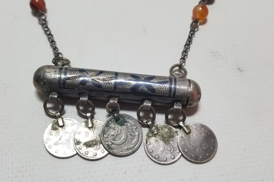 OSMANLI DÖNEMİ SAVATLI GÜMÜŞ HAMAYIL