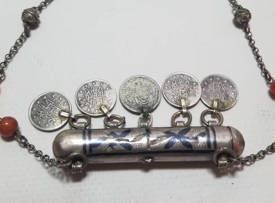 OSMANLI DÖNEMİ SAVATLI GÜMÜŞ HAMAYIL