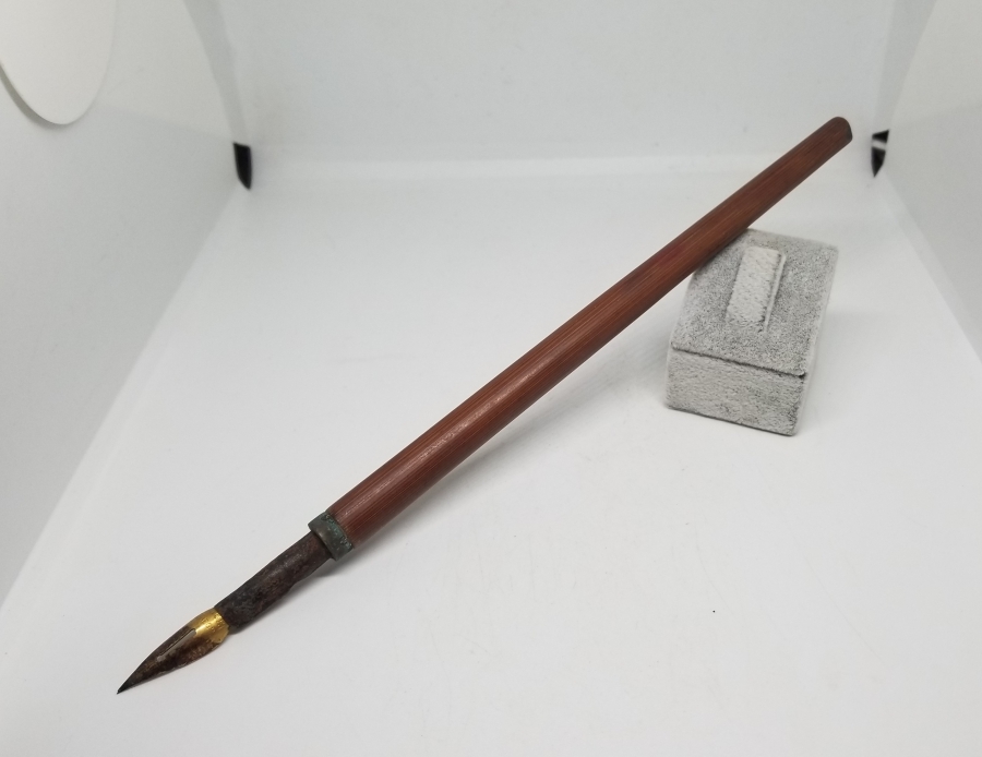 OSMANLI DÖNEMİ UCU ALTIN KAPLAMA EL YAPIMI AHŞAP DİVİT