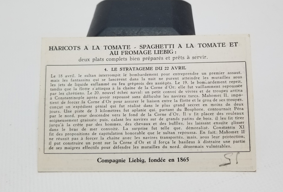 1900 BAŞLARI İSTANBUL GÖRSELLİ ANTİKA ÇİKOLATA KARTI
