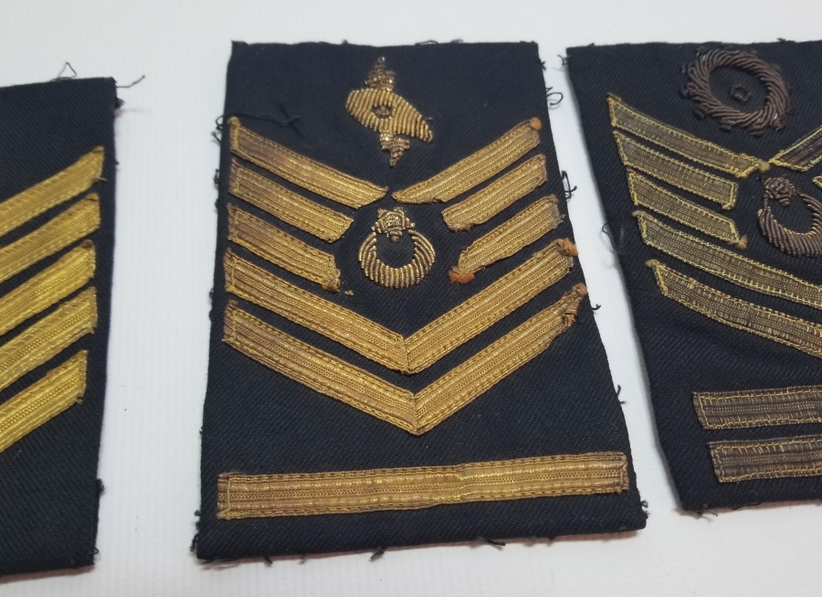 OSMANLI SON DÖNEM - CUMHURİYET BAŞLARI DENİZCİ SUBAY RÜTBE İŞARETLERİ