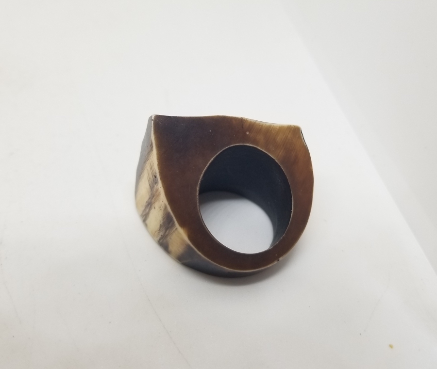 GEYİK BOYNUZUNDAN MAMUL ÖZEL YAPIM YÜZÜK