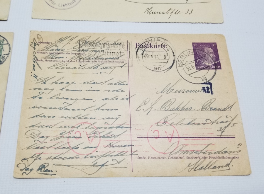 2. DÜNYA SAVAŞI DÖNEMİ ALMAN KARTPOSTAL LOTU