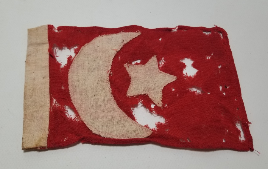 OSMANLI DÖNEMİ ÇOK NADİR GÖĞÜS BAYRAĞI