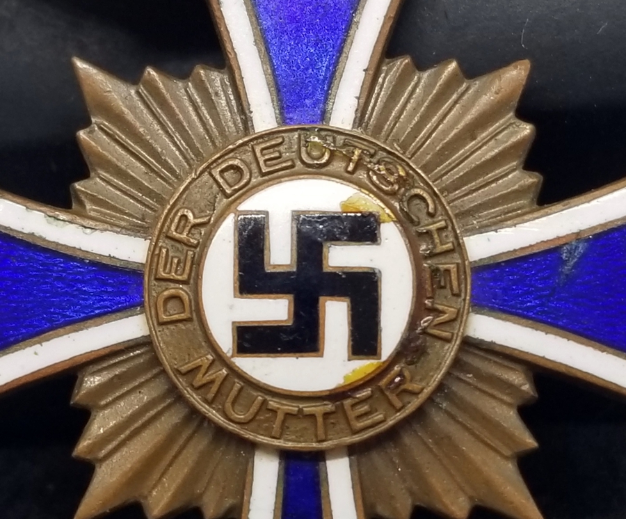 1938 NAZİ ALMAN ANNELİK ŞEREF MADALYASI
