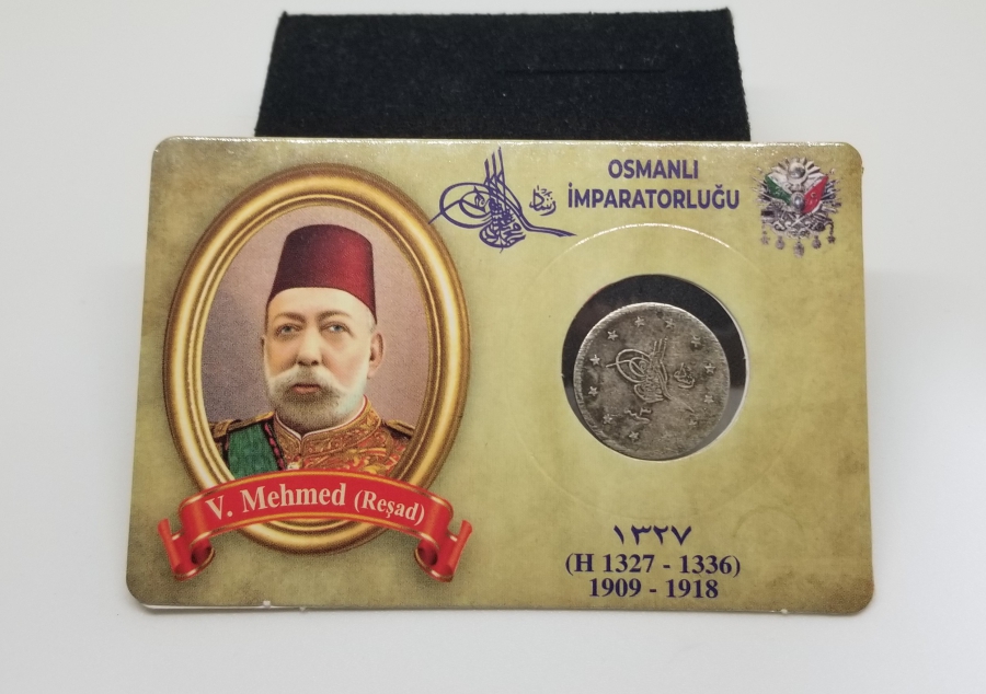 SULTAN MEHMET REŞAT HAN DÖNEMİ GÜMÜŞ 2 KURUŞ MECİDİYE