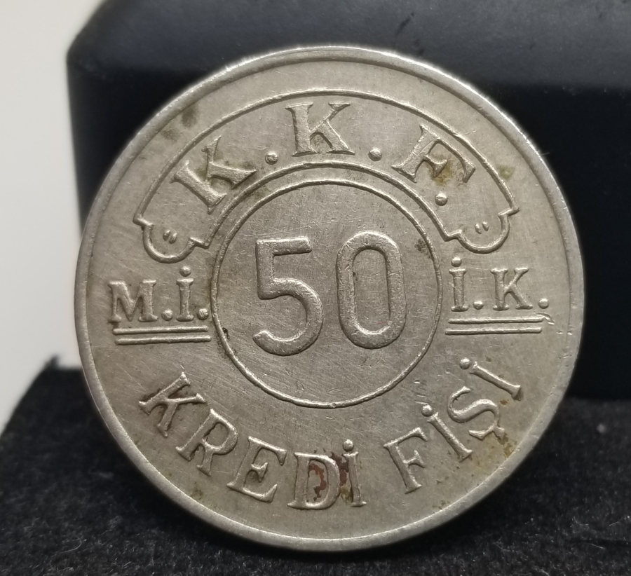 KARADENİZ KOK FABRİKASI 50LİK KREDİ FİŞİ