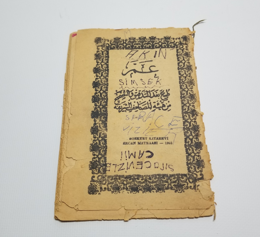CUMHURİYET BAŞLARI TAŞ BASKI ENAM-I ŞERİF