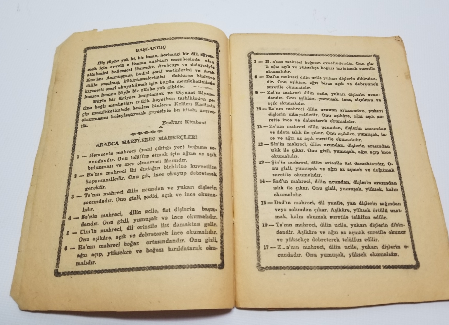 CUMHURİYET BAŞLARI TAŞ BASKI ELİFBA