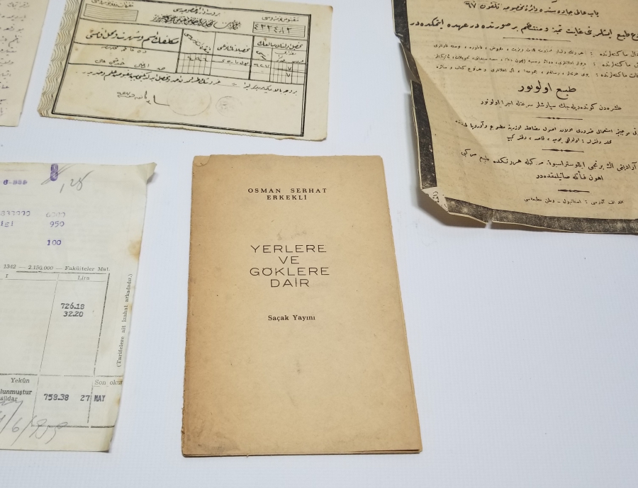 OSMANLI VE CUMHURİYET DÖNEMİ MAKBUZ - EVRAK LOTU
