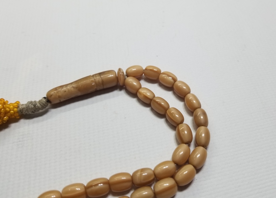 NADİR RENKTE OSMANLI DÖNEMİ BEYKOZ TESPİH