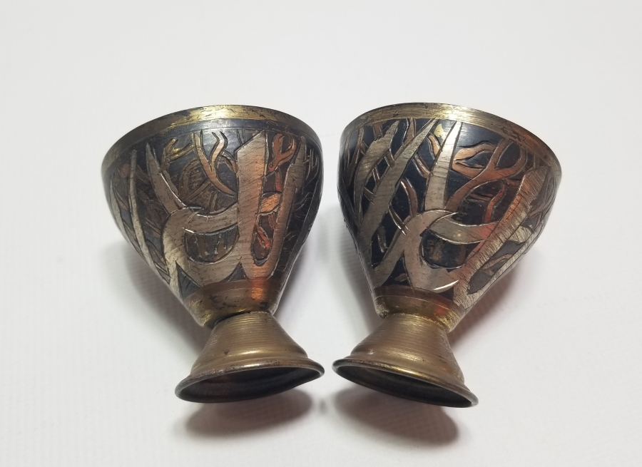 OSMANLI DÖNEMİ ÜZERİ AYETLİ ÇİFT FİNCAN ZARFI
