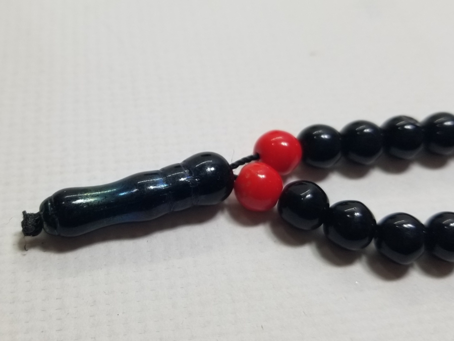 YUSURİ FORMDA YAPILMIŞ OSMANLI DÖNEMİ BEYKOZ 99LUK NAMAZ TESPİHİ
