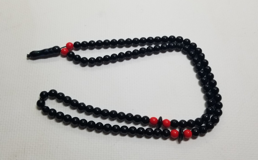 YUSURİ FORMDA YAPILMIŞ OSMANLI DÖNEMİ BEYKOZ 99LUK NAMAZ TESPİHİ