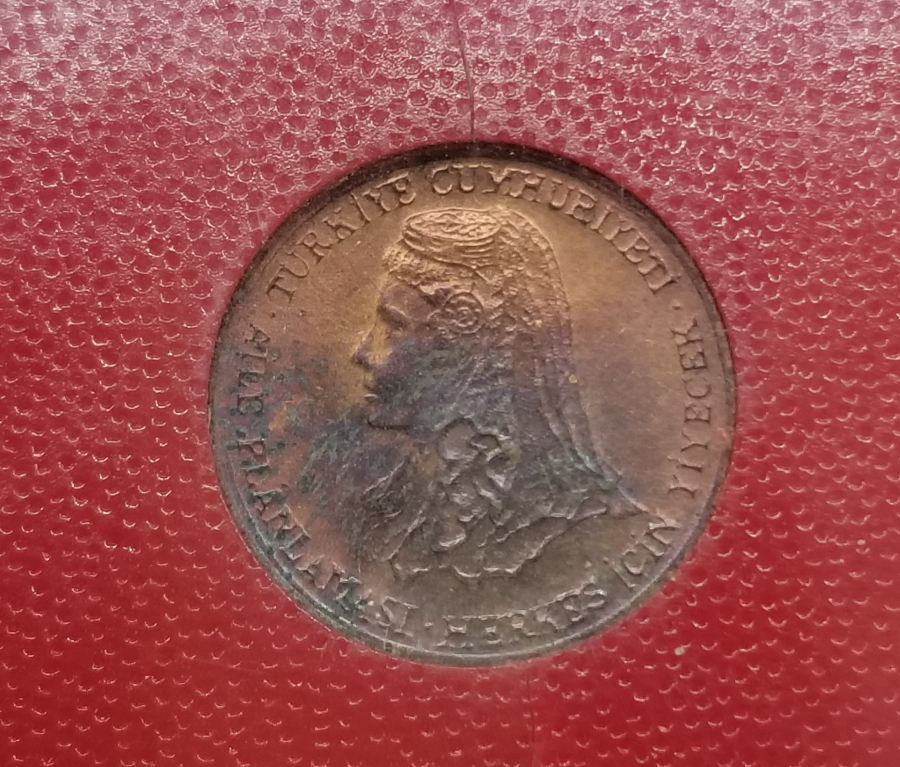 TÜRKİYE CUMHURİYETİ 1979 YILI KOLEKSİYONLUK BRONZ 1 KURUŞ