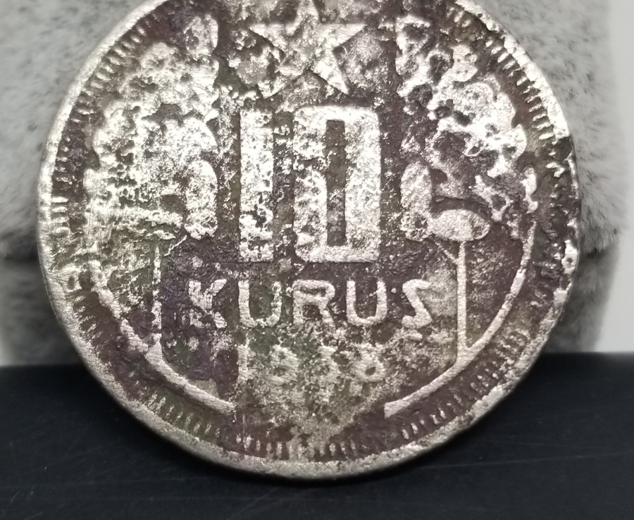 TÜRKİYE CUMHURİYETİ 1938 YILI KOLEKSİYONLUK GÜMÜŞ 10 KURUŞ