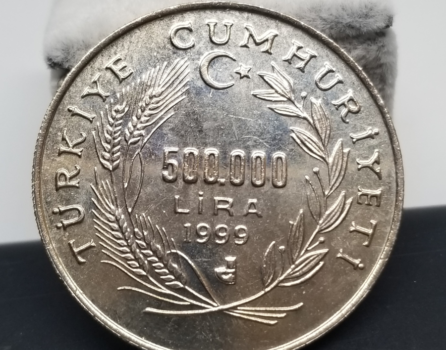 TÜRKİYE CUMHURİYETİ 1999 YILI KOLEKSİYONLUK 500.000 LİRA - TRUVA HATIRA PARA