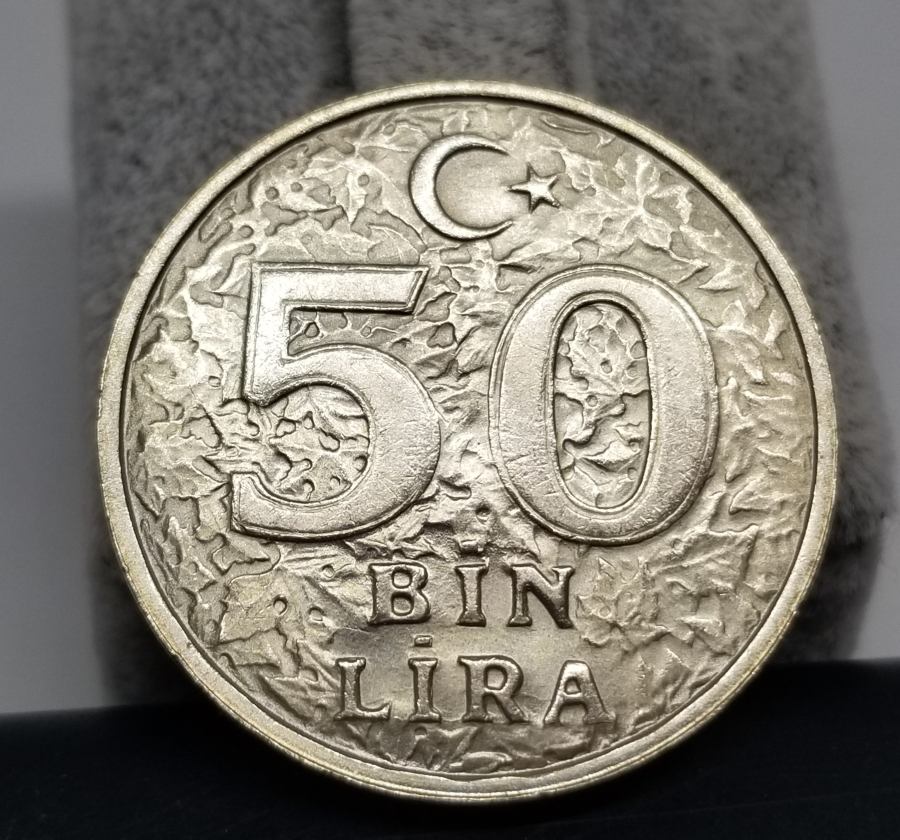 TÜRKİYE CUMHURİYETİ 1996 YILI KOLEKSİYONLUK 50 BİN LİRA - DÜNYA GIDA ZİRVESİ PARASI