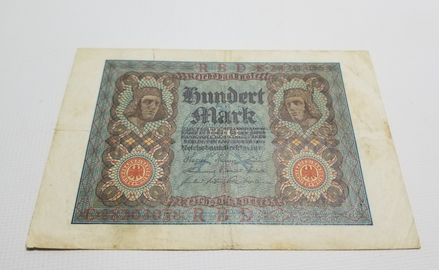 1920 YILI ALMAN 100 MARK BANKNOT PARA