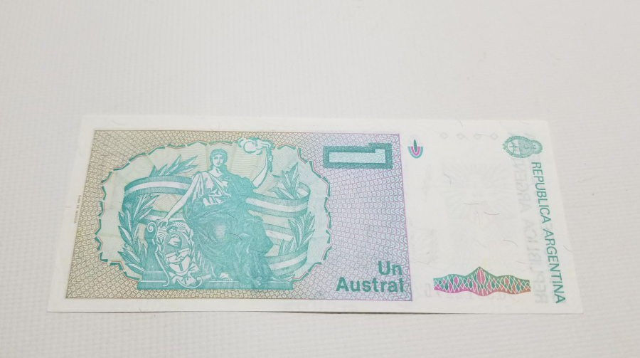 ARJANTİN 1 AUSTRAL BANKNOT PARA