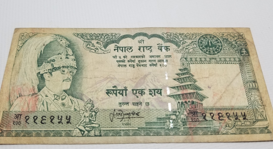 NEPAL 100 RUPİ BANKNOT PARA