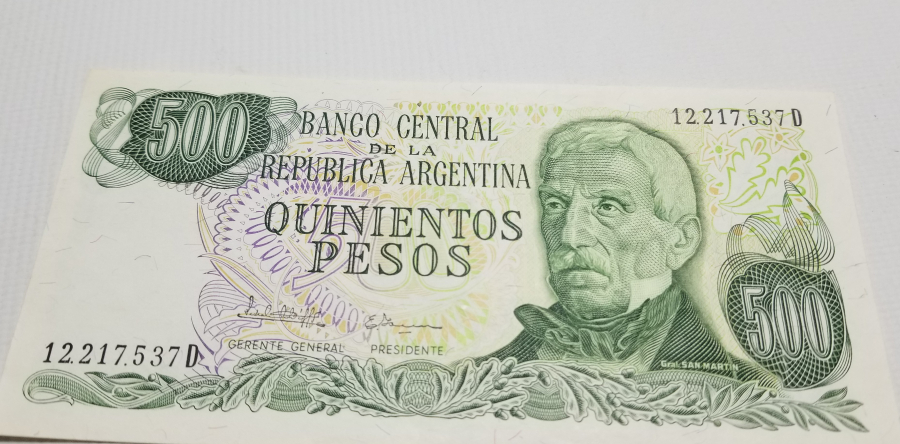 ARJANTİN 500 PESO BANKNOT PARA