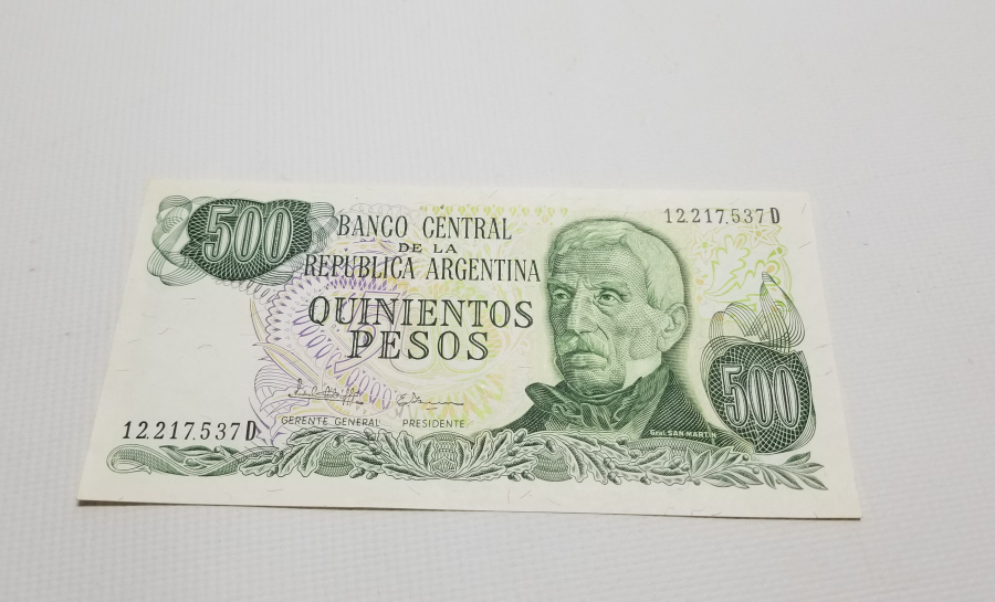 ARJANTİN 500 PESO BANKNOT PARA