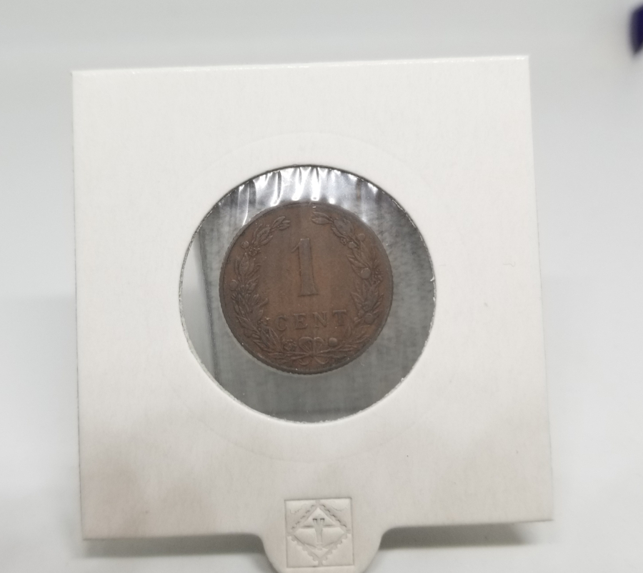 1904 YILI  HOLLANDA 1 CENT MADENİ BRONZ PARA